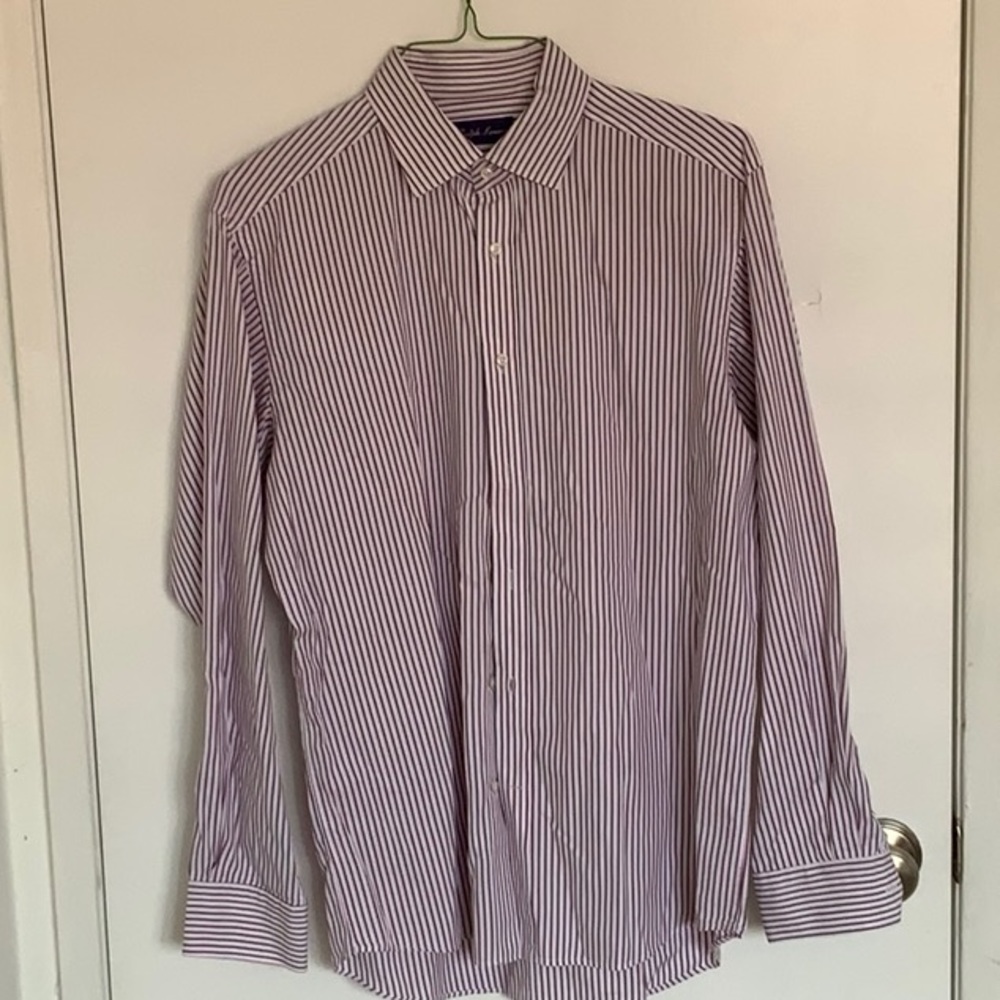 Ralph Lauren Purple Label Striped Long Sleeve Shirt